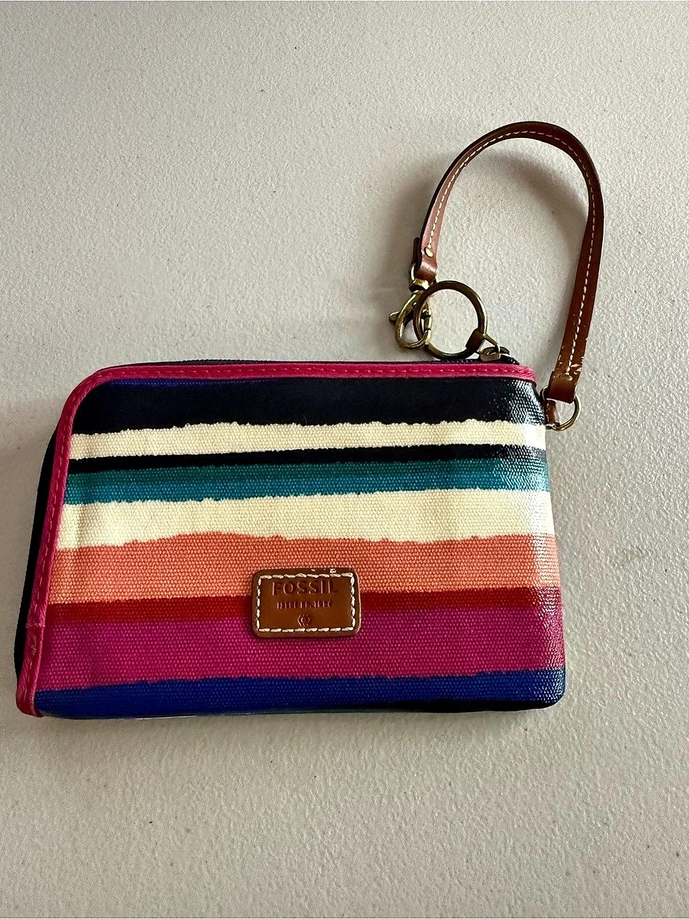 Fossil Issue No. 1931 Striped Wristlet in Multicolor